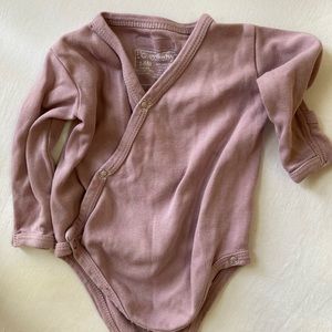 L’oved baby pink onesie